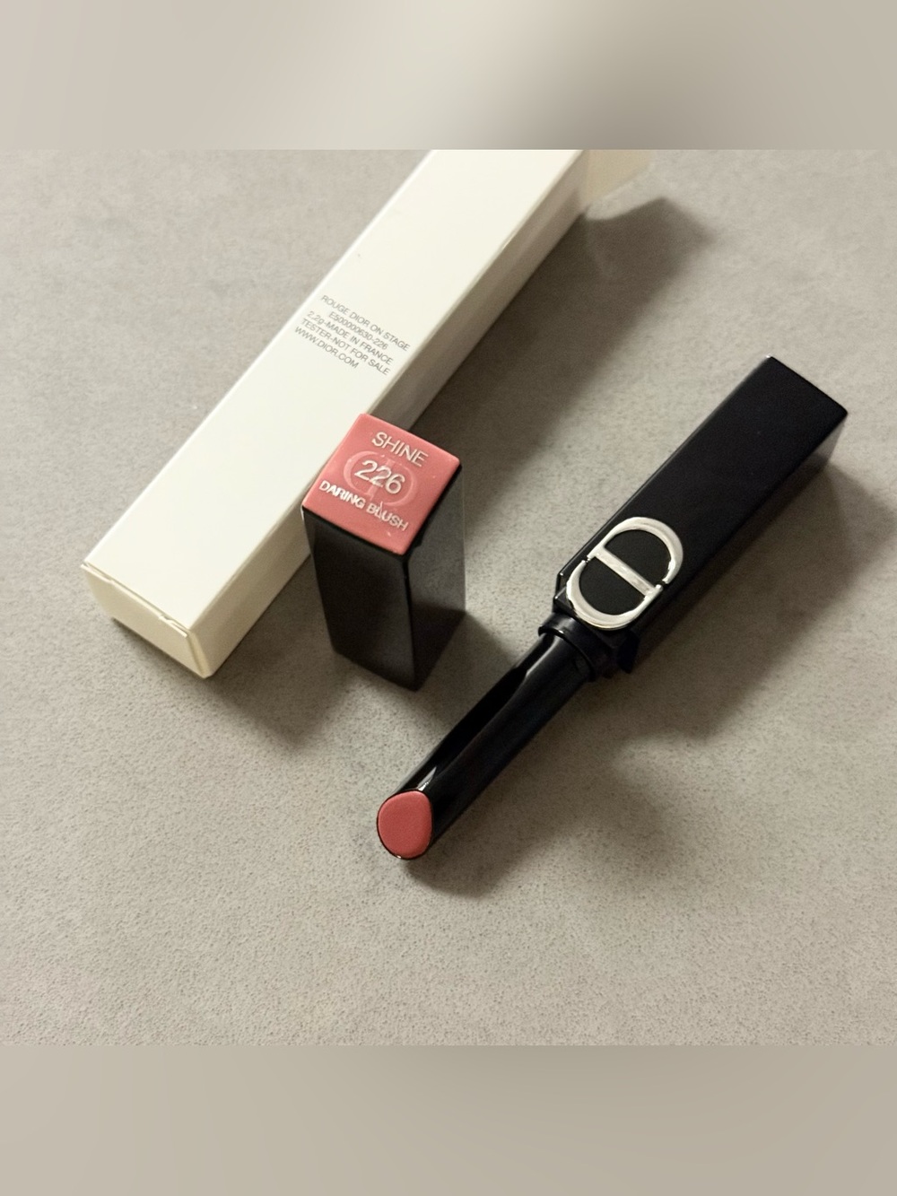226 Darling Blush Rouge Dior on Stage Lipstick Shine